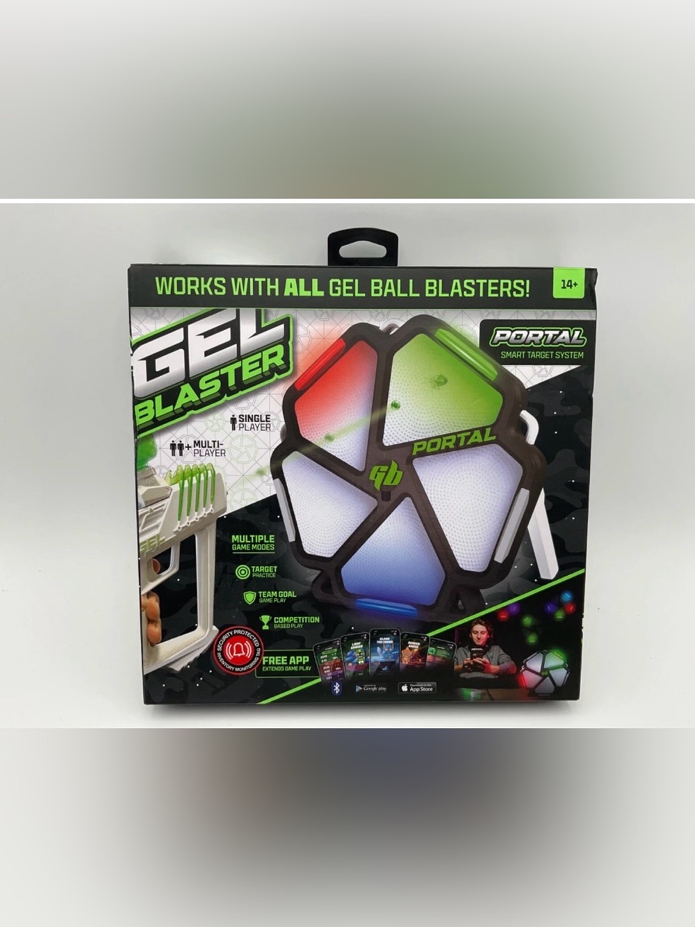 Gel Blaster Portal Smart Target System - Black with Multicolor Lights